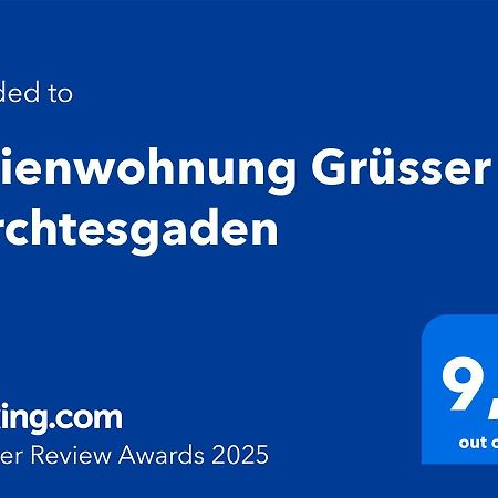 Ferienwohnung Gruesser In Berchtesgaden Exterior photo